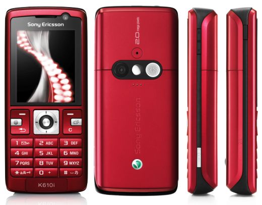 Sony Ericsson K610 - description and parameters