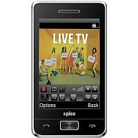 
Spice M-5900 Flo TV Pro tiene un sistema GSM. La fecha de presentación es  Agosto 2012. El tamaño de la pantalla principal es de 3.5 pulgadas  con la resolución 320 x 480 píxeles 