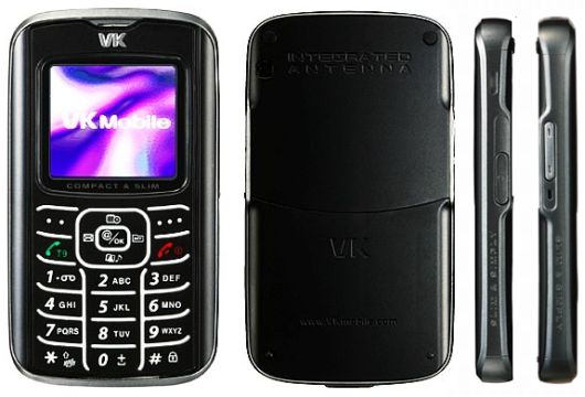VK Mobile VK2000 - description and parameters